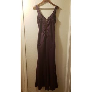 Windsor Dresses - Purple floor length dress with slit Windsor Dresses - Purple floor length dress with slit